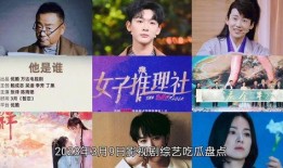 娱乐吃瓜电视剧,吃瓜群众眼中的明星秘事